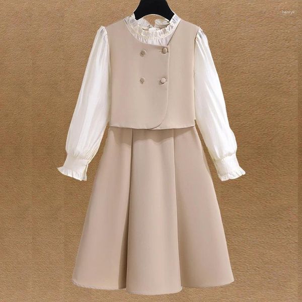 Robes d'école pour filles, vêtements d'école pour adolescentes, Costumes de Style Preppy pour enfants de 6 8 10 11 12 ans