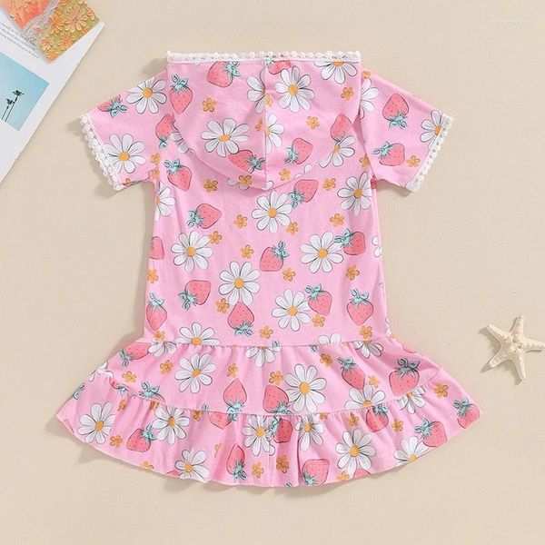 Robes de filles enfants pour les enfants pour les filles de nage de natation de natation floral