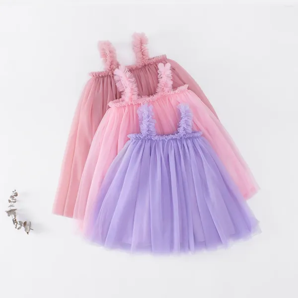 Vestidos de niña, vestido tutú de tul en capas para niñas, ropa para niños, conjunto de princesa para bebés, noche con diadema de flores