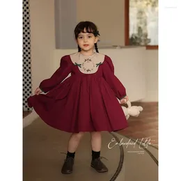 Robes de fille Style Lolita robe de bébé Vintage printemps automne à manches longues enfants filles princesse fête d'anniversaire de noël