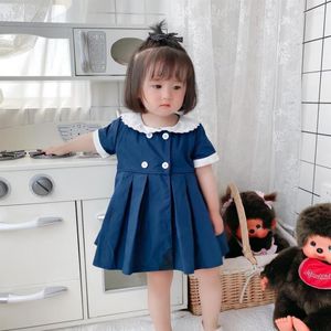 Fille Robes Miayii Bébé D'été Espagnol Vintage Lolita Japonais Marine Style À Manches Courtes Mignon Robe Pour Pâques Eid Anniversaire Casual A109