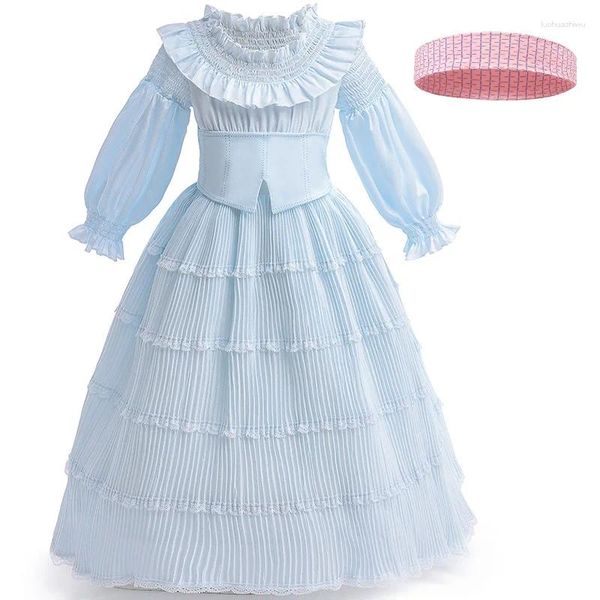 Robes de fille MODX 3 4 5 6 7 8 9 10 ans filles robe en couches Cosplay été maille élégante princesse noël anniversaire cadeau enfants vêtements