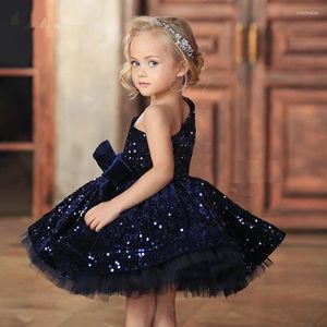 Fille Robes Une Épaule Enfants Puffy Princesse Robes Fleur Pour La Fête De Mariage Bébé De Bal Porter Vestidos De Primera Comunion 2023