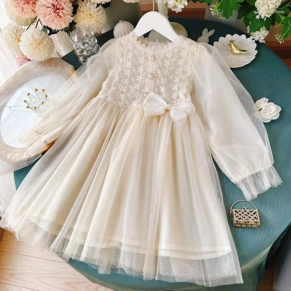 Fille robes de la fête de la fête pour filles princesse élégante robe enfants costumes enfants vêtements de bébé vestidos 6 8 9 10 12 14 ans