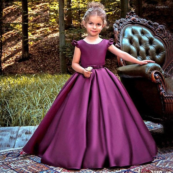 Fille Robes Piano Performance Enfants Princesse Jupe Longue Fleur D'automne 2023