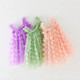 Vestidos de niña Princess Baby Dress Summer Backless Girls Fiesta de cumpleaños para ropa para niños de 0 a 5y Tutu