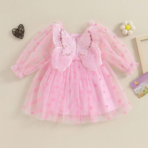 Fille robe princesse fête bébé filles vêtements mignon tutu tulle robe pour enfants