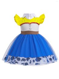 Fille robe princesse tulle robe halloween costume de fête fantaisie tenues d'été pour bébé tout-petit petites filles 6 mois à la taille