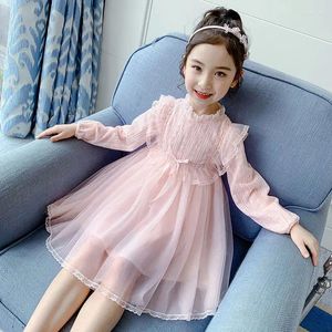 Robes de printemps et d'automne pour filles, douce mode, Harajuku, Robe de princesse Kawaii, vêtements coréens pour enfants mignons