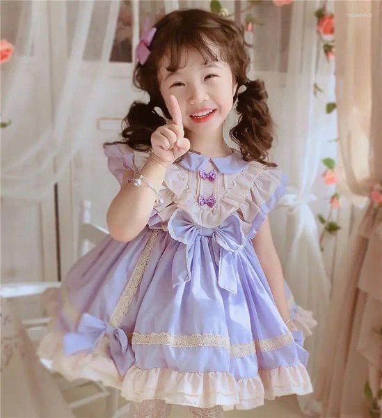 Robes d'été pour filles, tenue princesse en dentelle, Tutu, gâteau, baptême, fête d'anniversaire, pour enfants