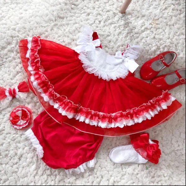 Robes d'été pour filles, robe de bal Lolita espagnole, sans manches, courte, princesse pour fête d'anniversaire, pâques, Y1513