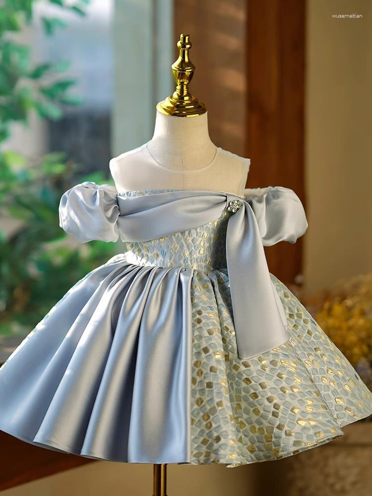 Девушка платья малышам девочки для девочек кружевное платье детское цветочное элегантное свадебная вечеринка