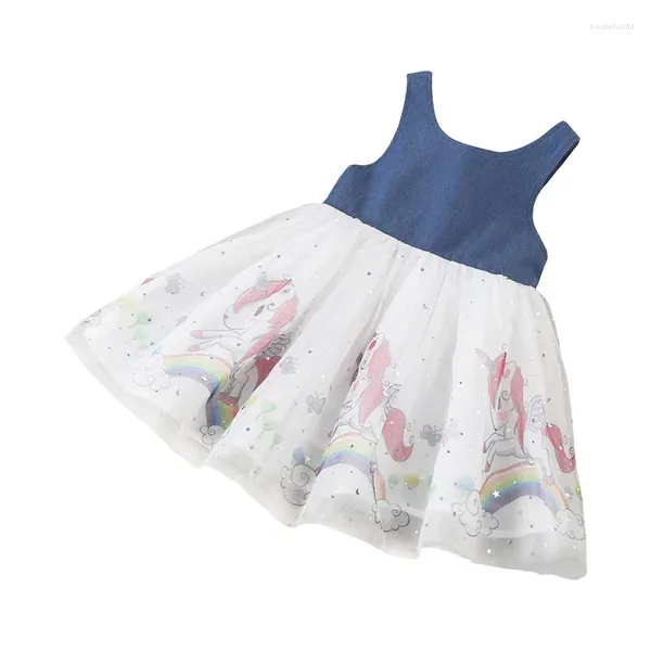 Vestidos de chicas Vestidos de verano para niñas para niños de verano