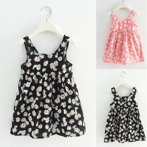 Vestidos de niña para niños pequeños, niñas bebés, vestido de margaritas, ropa de playa floral, 4t, Navidad para