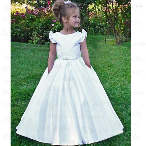 Robes de fille robe à fleurs blanche première Communion baptême Occasion spéciale bébé enfant en bas âge anniversaire princesse mariage filles