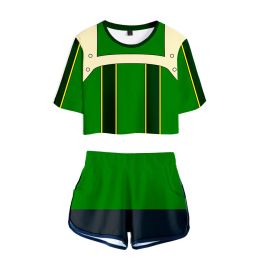 Girl MHA My Hero Academy Cosplay Costume Ochaco Uraraka Asui Tsuyu Summer Rok Plus Size Todoroki Shoto Bakugou Katsuki Suits