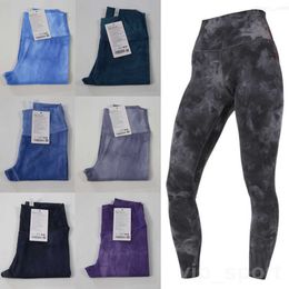 Chica Naked Yogas Pantalones largos Ejercicio de alta elasticidad Pantalones completos Jogging Noveno pantalón Mujer Leggings deportivos Pantalones hasta el tobillo al aire libre apretados