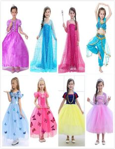 Fille princesse Cosplay Costume robe film jeu de rôle fête d'anniversaire robe de mariée robes pour Halloween noël 3651729