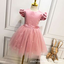 Girl's Casual Girls 'Piano Performance Dress Dress, Flower Children's Puffy Lovely Princess