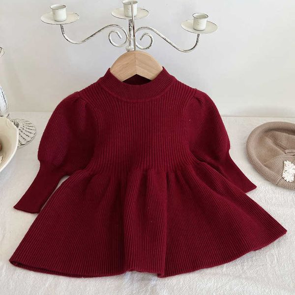 Robes de fille 0-3 ans pour les enfants nouveau-nés Baby Sweater Baby Girls Automne hivern