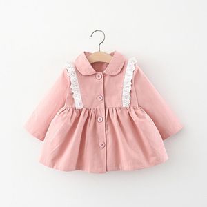 Meisje jurken 1-5 jaar elegante kinderen voor meisjes schattige prinses jurk lente herfst lange mouw babyjassen kinderkleding