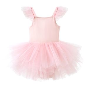 Girl's jurken 2-8 YS Girl Ballet Tutu Kids Jurk Professional Dancing Party Dress Ballet Costuums For Girls Dance Leotard Girl Dancewear 230520