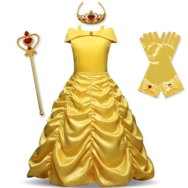 Robes pour filles 4 6 8 10 ans Costume de princesse robe d'halloween pour adolescentes jeu de rôle enfants robe vêtements pour enfants