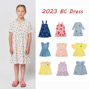 Vestidos de niña American Child Girls Vestido de manga corta 2023 BC New SS Summer Kids One-Pieces Princess Dress Outwear para niños Dress ClothingsHKD230712