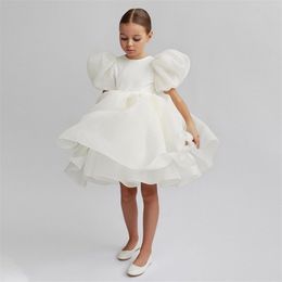 Robes de fille bébé fille fleur robe enfants bridemaid mariage pour enfants robes de bal blanches filles boutique fête porter des robes élégantes 221101