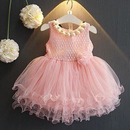 Meisjesjurken Baby Girl Jown Lace Summer Kinderjurk voor meisjes 2022 Bebes Vestido Bridesmaid Tutu Formal Dressgirl's