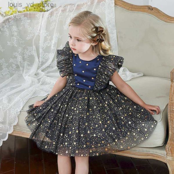 Robes de fille bébé robe de fête d'été