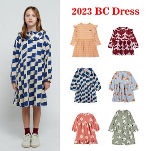 Robes de fille BC Marque Filles Robe 2023 Automne Impression Mode Enfants Coton Mignon Coréen De La Princesse Vêtements 230906