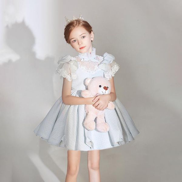 Vestidos de niña Marca española para niños Adolescentes Niñas Royal Lolita Princesa Vestido de fiesta Niños Cumpleaños Niña Boutique Ropa 230731