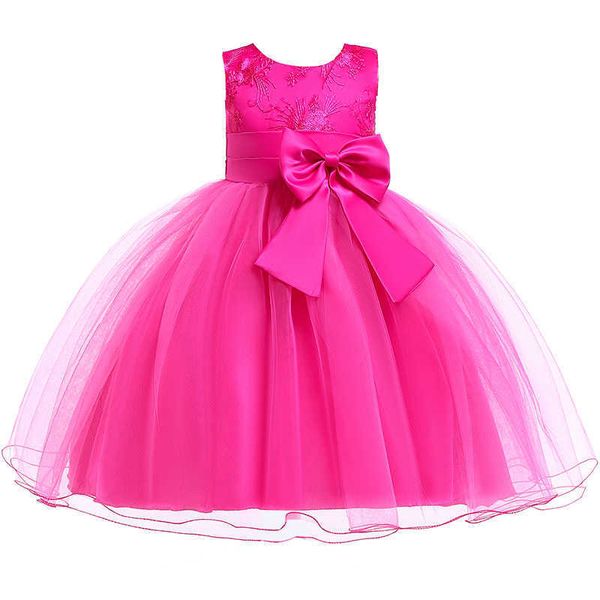 Vestidos para niñas Ropa para niños Vestido nuevo para niñas Diseño de color sólido Vestido para bebés Boutique Vestidos infantiles para niñas Ropa casual 3 -10 años