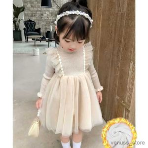 Robes de fille Enfants Vêtements pour bébés Filles Costume Fleur Robes De Fête Princesse Tutu Enfants Robe Congelée Élégante Vêtements D'école Pour Fille