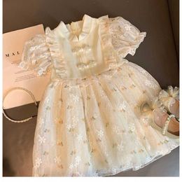 Robes pour filles Vêtements pour enfants 2022 Nouvelle robe d'été Cheongsam pour filles Jupe de princesse Lolita Jupe pour enfants Robe florale AA230531