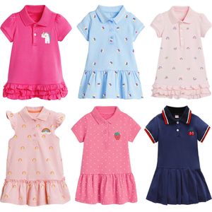 Girl s jurken kinderen eenhoorn kinderkleding mode peuter babykleding lente zomer 230420