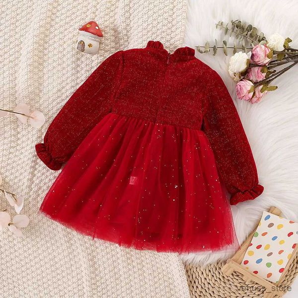 Robes de fille Noël Robe bébé fille rouge