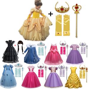 Robes de fille Cosplay Costume de princesse pour filles enfants Halloween carnaval fête fantaisie habiller vêtements pour enfants déguisement de noël 230830