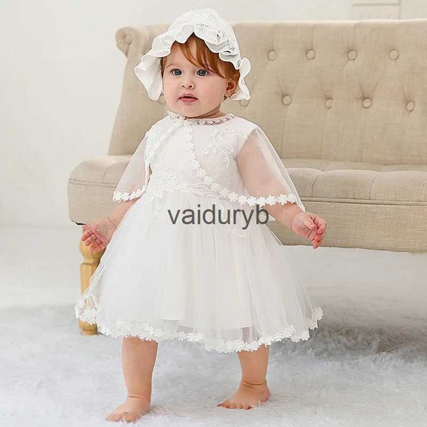 Robes de fille Robe bébé filles nouvelle robe de princesse élégante robes pour bébés Costume de baptême bébé anniversaire robe de fête de mariage 0-24Mvaiduryb