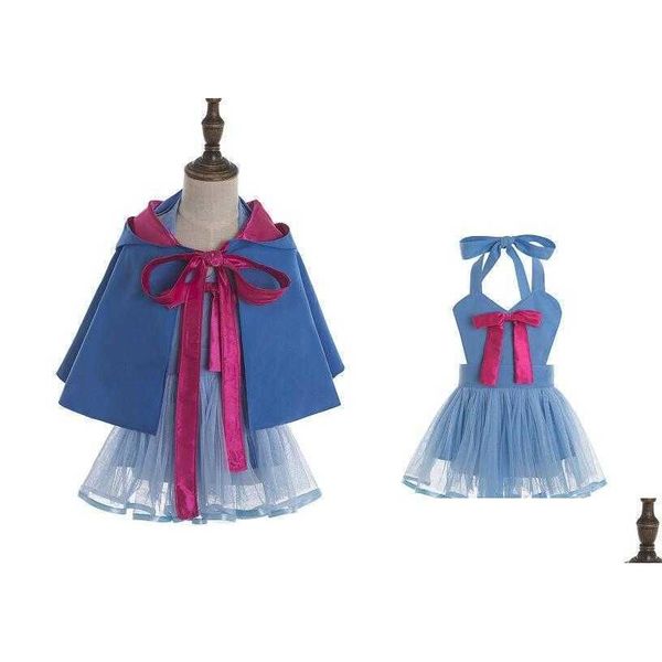 Robes de fille Fée Marraine Costume Tablier Cendrillon Habiller Cape et Halloween Partie G1026 Drop Livraison Bébé Enfants Maternité Clot Otsyg