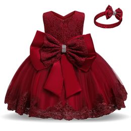 Robes de fille Mode mariage robe de fête d'anniversaire robe de noël pour fille 1-5 ans filles robe élégante Tutu robes enfants vêtements 231219