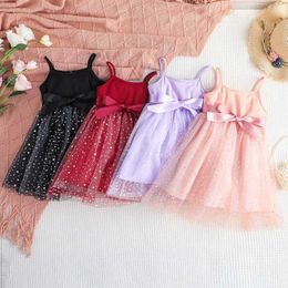 Robes pour filles Gaun Slip jaring motif anak-anak baru musim panas 2023 pour anak perempuan gaun Top lucu gaun kasual gadis pantai