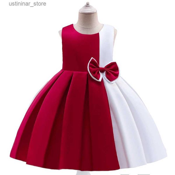 Robes de fille robe fille robe de mariage d'anniversaire Robe de bal robe princesse pour les filles couture adolescente vêtements de bal filles robes d'arc l47