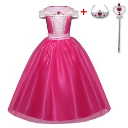 Robes de fille Costume Halloween Girl pour les enfants 4 6 8 10 Y Fantasy Girl Cosplay Princesse Vestido Childre