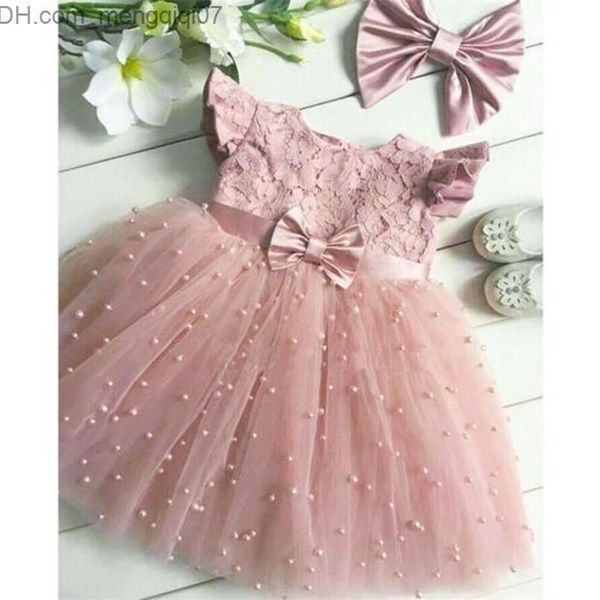 Robes de fille Robes de fille 2-7 ans enfant en bas âge enfant fille robe de princesse dentelle tulle mariage fête d'anniversaire robe tutu Pageant vêtements pour enfants costumes pour enfants Z230704