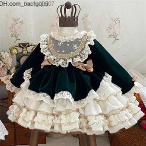Robes de fille Robes de fille Vestidos Toddler Baby Girl Infant Princess Lace Tutu Dress Baby Girl Wedding Kids Party Dress for Baby 1 Years birthday prom Z230706