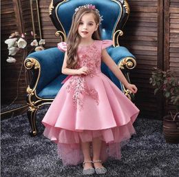 Meisjesjurken Girls kleding Kerstmis Kinderjurken voor Party Little Princess Dress Wedding Jurk kinderen Kleding 1 2 3 6 8 jaar W0224