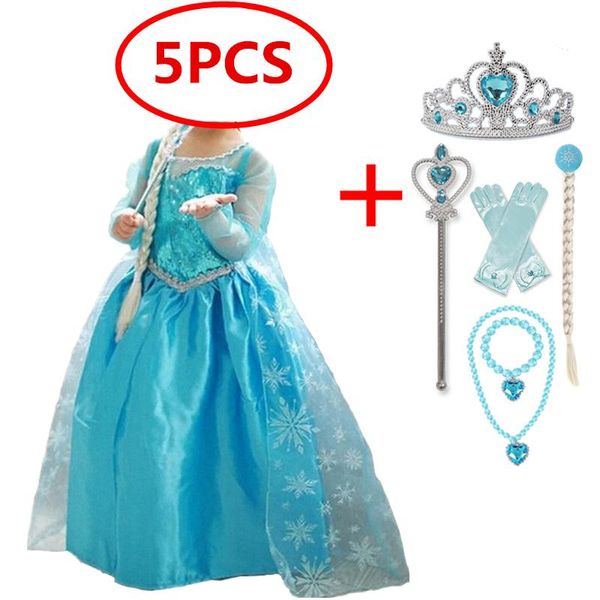 Vestidos de niña Niñas Halloween Niños Carnaval Cosplay Fiesta Princesa Disfraz Niños Vestir 4 5 6 7 8 9 10 años Disfraz Ropa