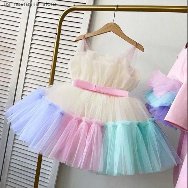 Robes de fille filles robe princesse pliée